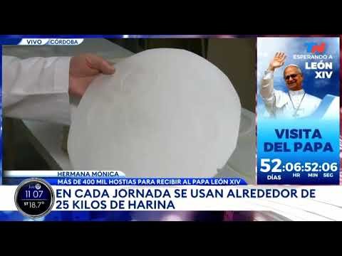 A contrarreloj y a mano: las monjas que preparan 400.000 hostias para recibir al papa León XIV en Córdoba
