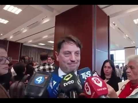 Perea destacó el impacto del viaje a París para la minería de San Juan
